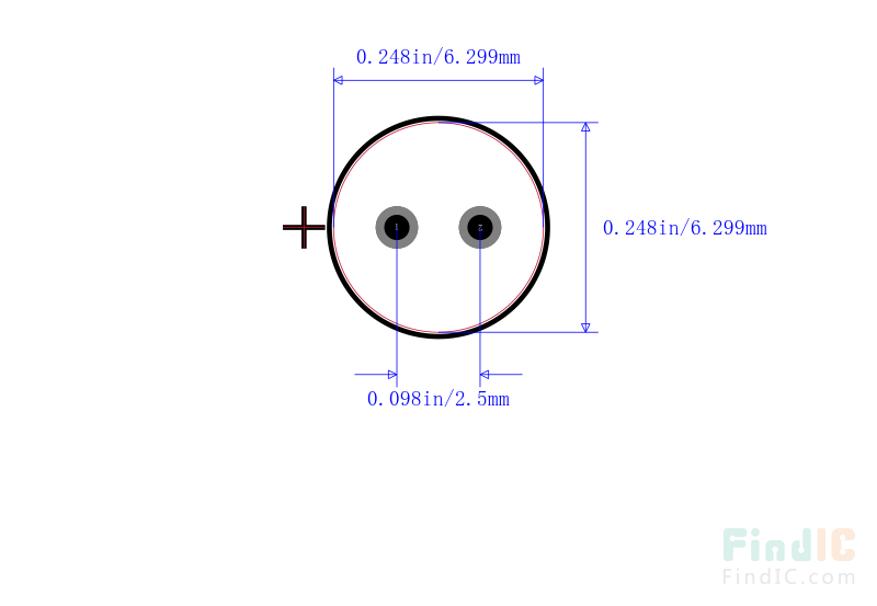 UHV1C151MED1TD封装图