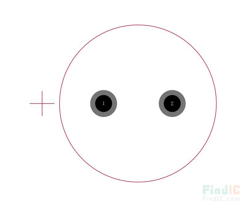 UTM1A470MPD1TA封装焊盘图