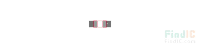 CRCW040256R0FKTD封装焊盘图