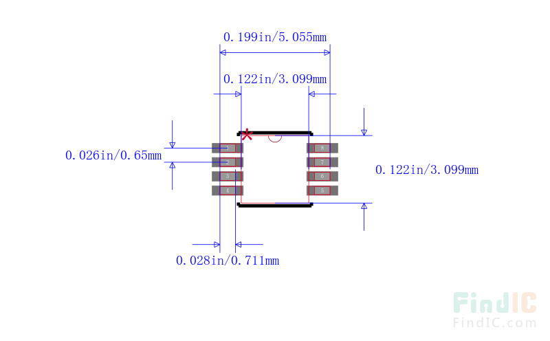 LMV822MM/NOPB封装图