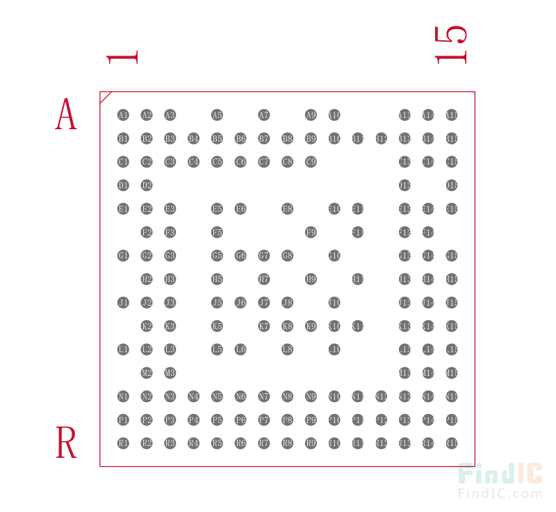 AWR1443FQIGABLRQ1封装焊盘图