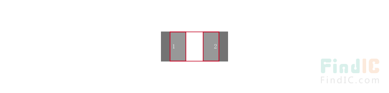 TNPW080520R0BETA封装焊盘图