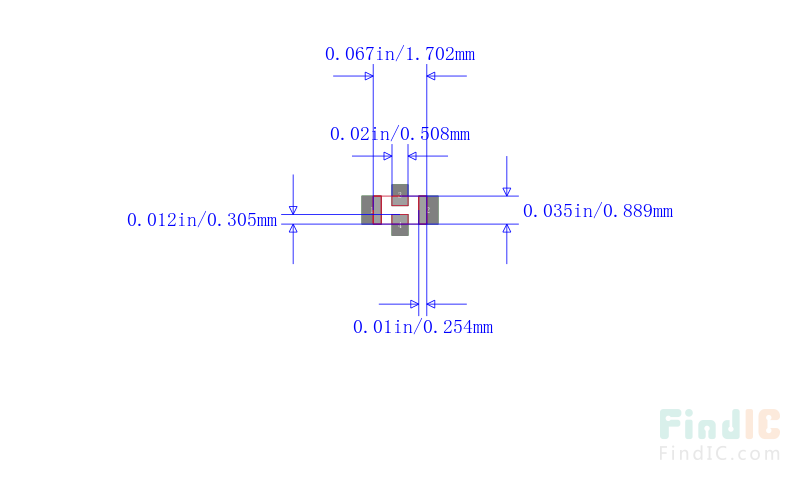 NFM18CC222R1C3D封装图