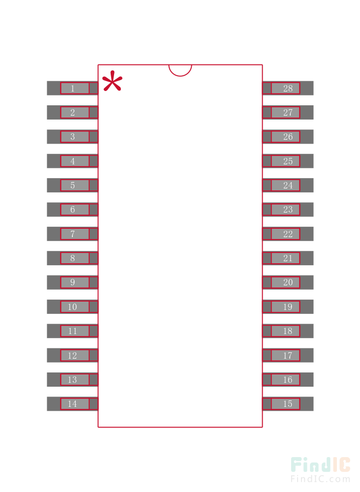 NB4N7132DTR2G封装焊盘图