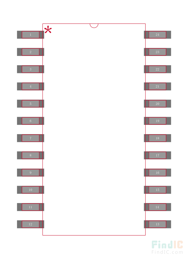 ATF22V10CQZ-20SU封装焊盘图