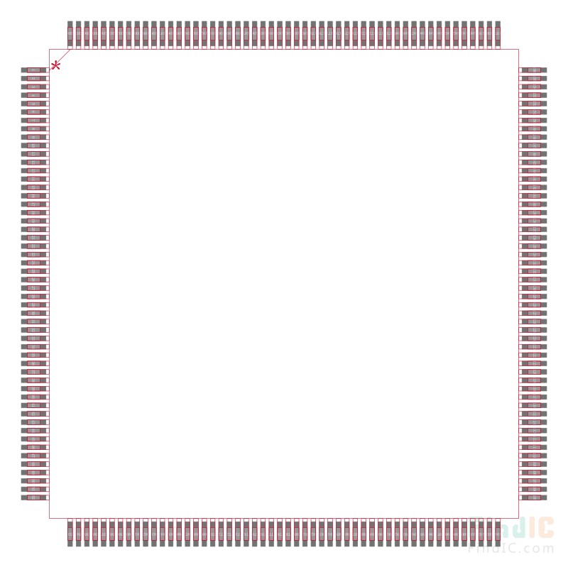 EPM9560ARC208-10封装焊盘图