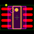 LM555CM封装焊盘图