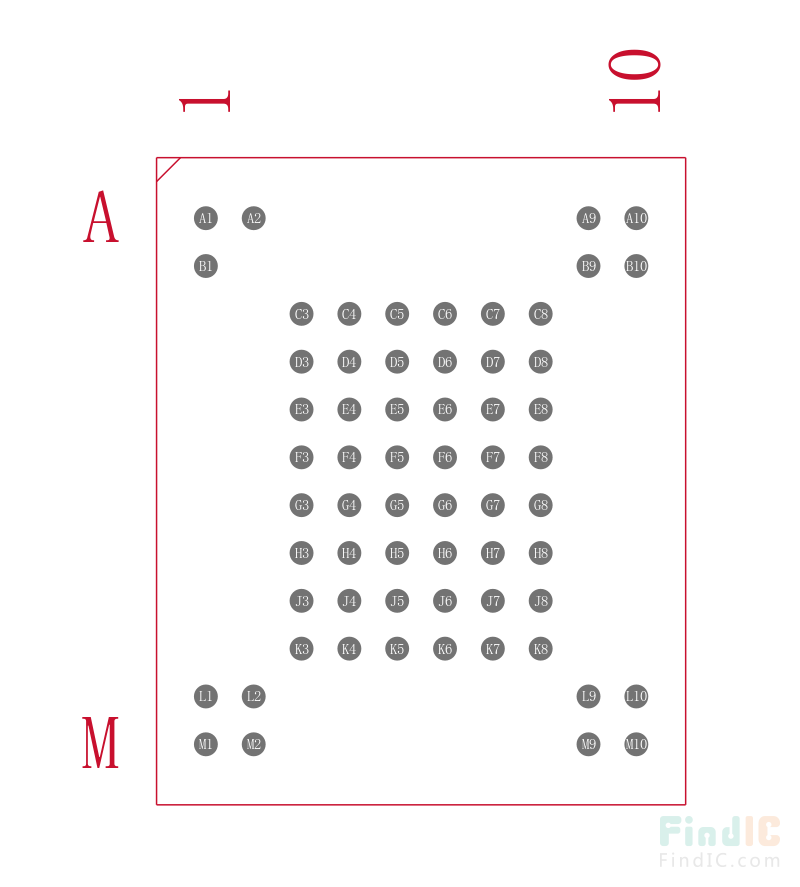S34ML02G100BHI000封装焊盘图