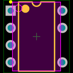 NCP1014AP065G封装焊盘图