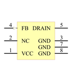 NCP1014AP065G引脚图