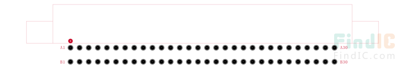 ABC30DRAI封装焊盘图
