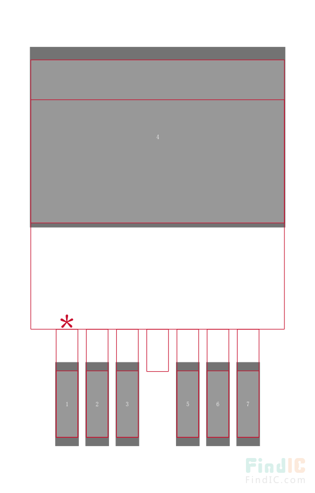 IRFS4010TRL7PP封装焊盘图