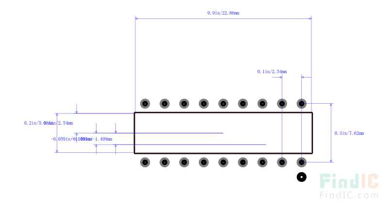 BCS-109-F-D-PE封装图