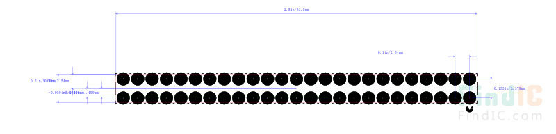 BCS-125-F-D-DE-BE封装图