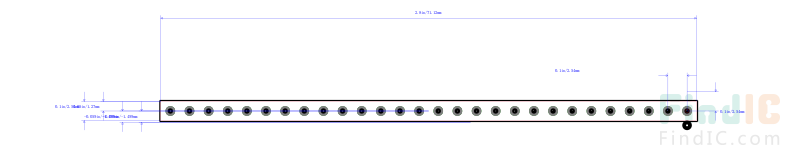 BCS-128-F-S-TE封装图