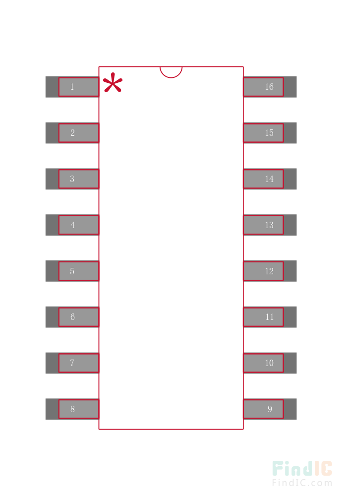 TL1454ACDG4封装焊盘图