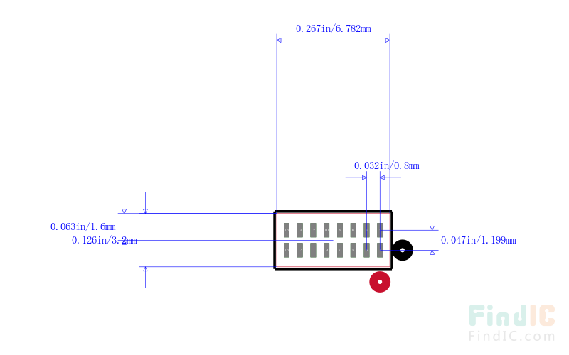CLE-108-01-G-DV-K封装图