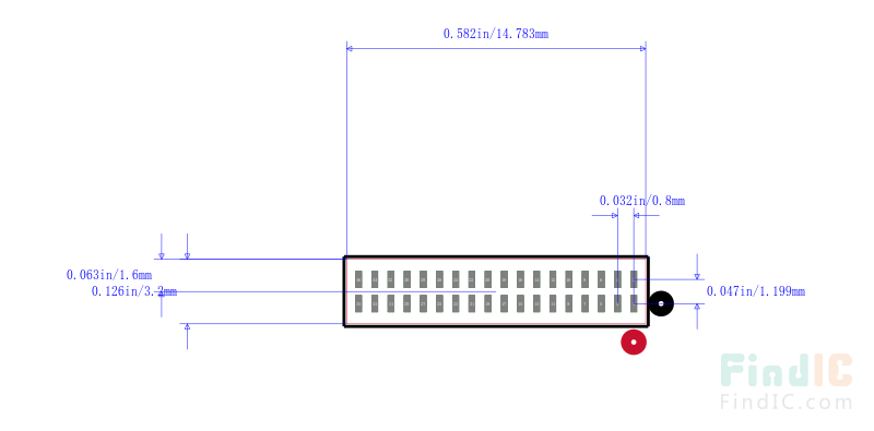 CLE-118-01-G-DV-P封装图