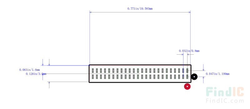 CLE-124-01-G-DV-P封装图
