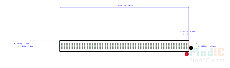 CLE-150-01-G-DV-P封装图