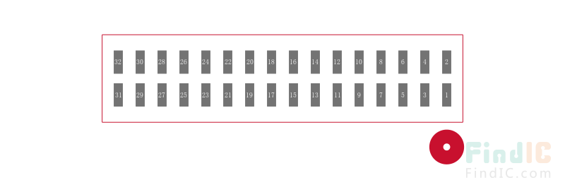 CLE-116-01-G-DV-P封装焊盘图