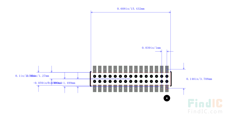 CLM-115-02-F-D-BE-PA封装图