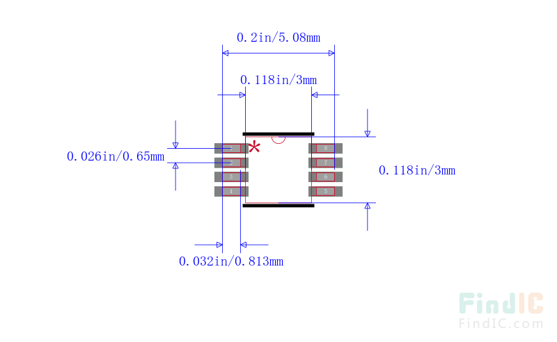 HMC190BMS8E封装图