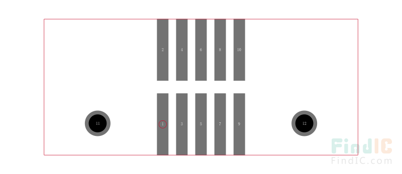 EHF-105-01-L-D-SM-K封装焊盘图