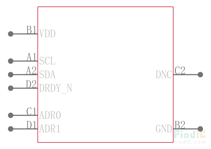 HDC1000YPAR引脚图