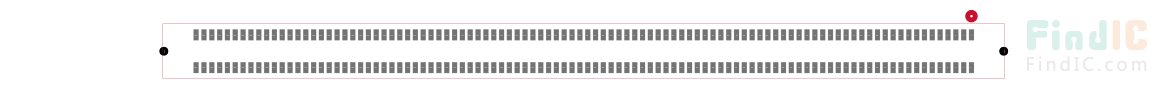 ERF8-100-05.0-L-DV-K封装焊盘图