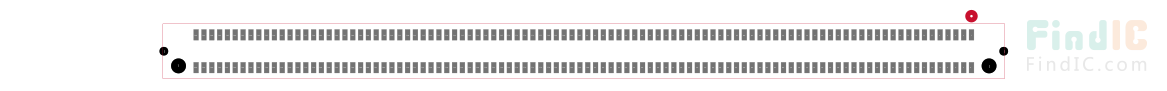 ERF8-100-05.0-S-DV-L-K封装焊盘图