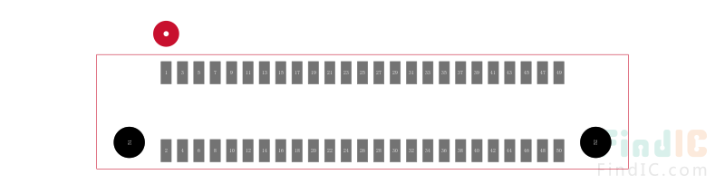 ERM8-025-02.0-L-DV-TR封装焊盘图