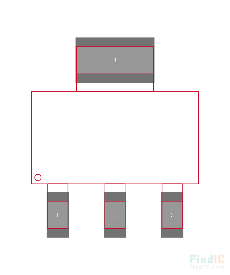 BCP56-16封装焊盘图