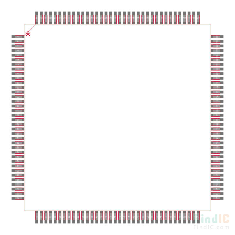 STM32F730Z8T6封装焊盘图