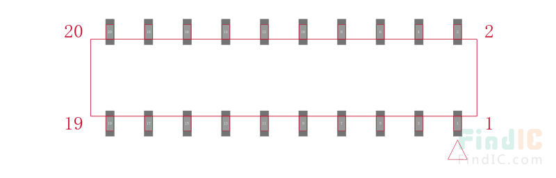HLE-110-02-L-DV-BE-LC-TR封装焊盘图