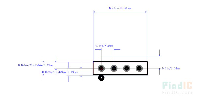 HTSW-104-08-G-S封装图