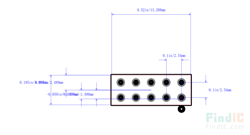 HTSW-105-24-T-D封装图