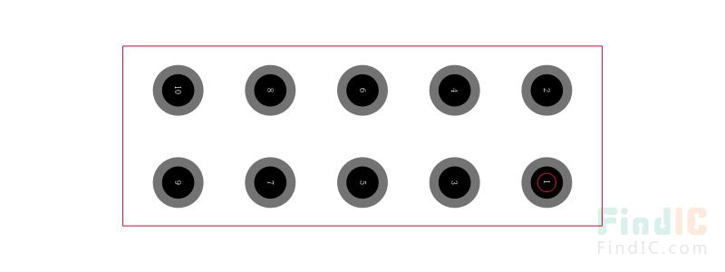 HTSW-105-24-T-D封装焊盘图