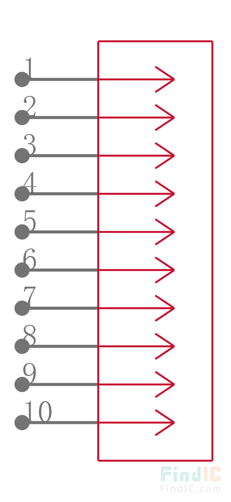 HTSW-105-24-T-D引脚图