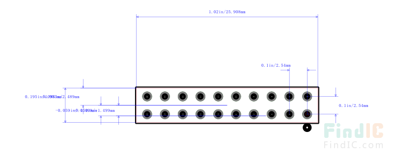 HTSW-110-20-L-D封装图