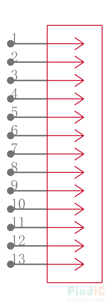 HTSW-113-23-G-S引脚图