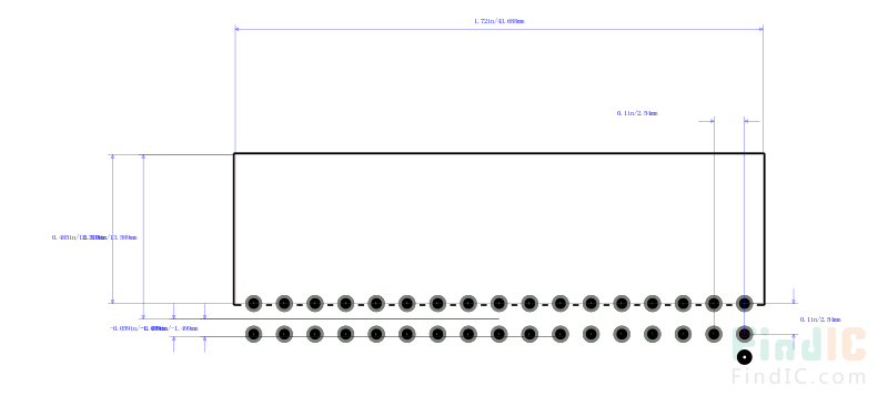 HTSW-117-09-L-D-RA封装图