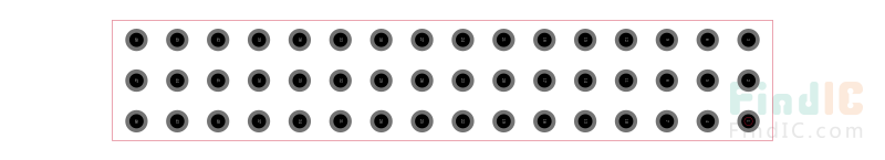 HTSW-116-42-S-T封装焊盘图