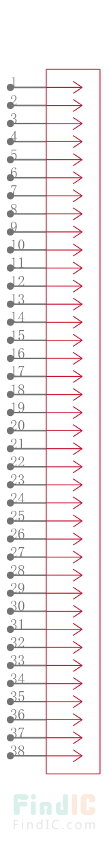 HTSW-119-23-L-D引脚图