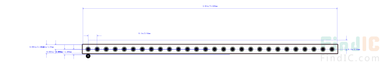 HTSW-128-23-L-S-LL封装图
