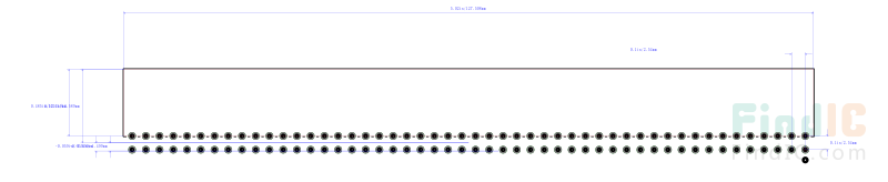 HTSW-150-08-S-D-LA封装图