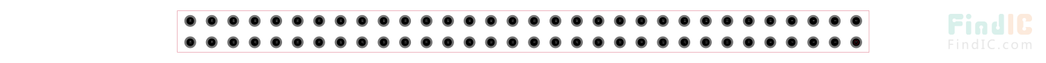 HTSW-132-05-L-D封装焊盘图