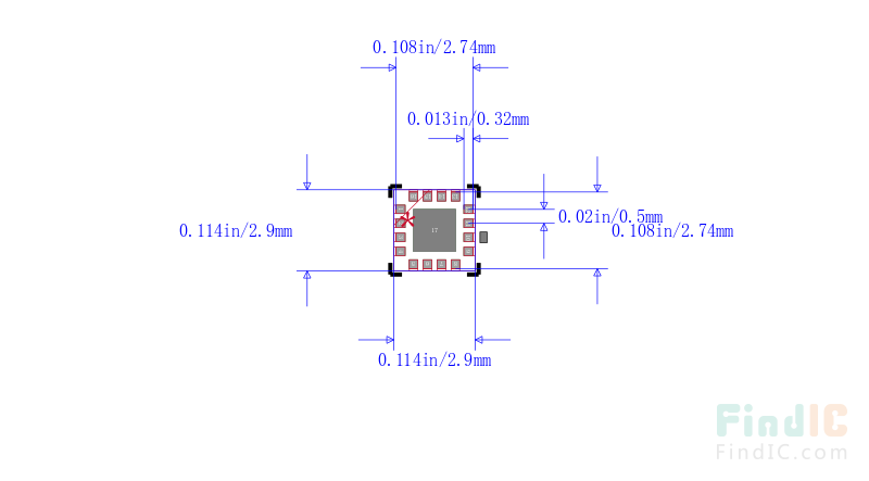 HMC451LC3封装图