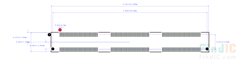 QSH-090-01-F-D-LC-K封装图