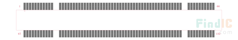 RCB66DHFN-S621封装焊盘图